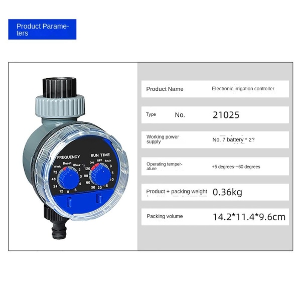 Vann Timer Kuleventil Vanning Timer Vann Timer