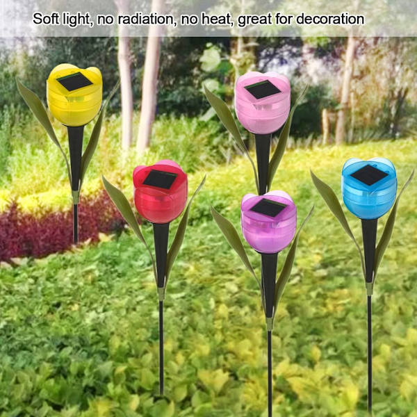 2 Stk Tulipaner Solar GRØN Green