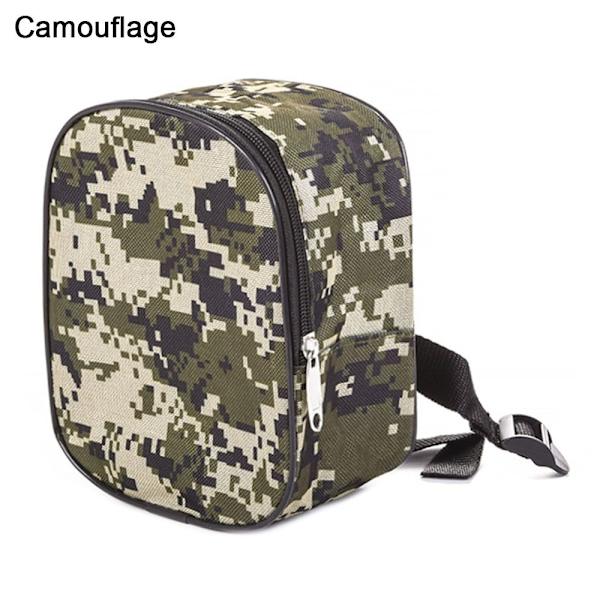Runda fiskerullar väska Canvas fiskerulle väska KAMOUFLAGE camouflage