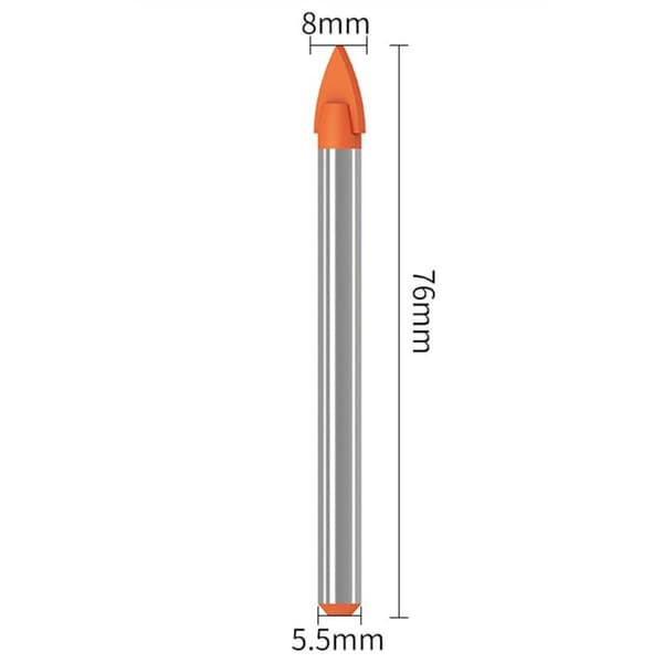 Borbit Carbide Bit 8MMROUND-1 ROUND-1
