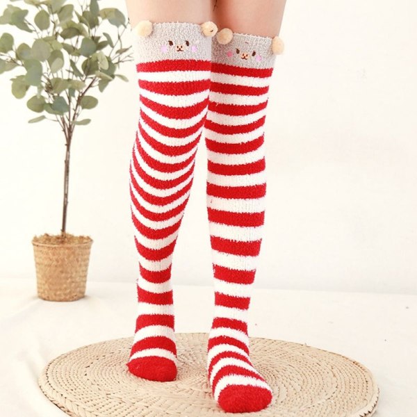Coral Feece Sock Modeling Polvisukat STYLE 9 STYLE 9 Style 9