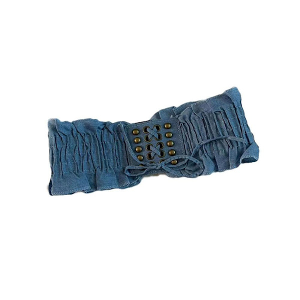 Brede bælter Elastisk taljebælte LYSEBLÅT Light blue