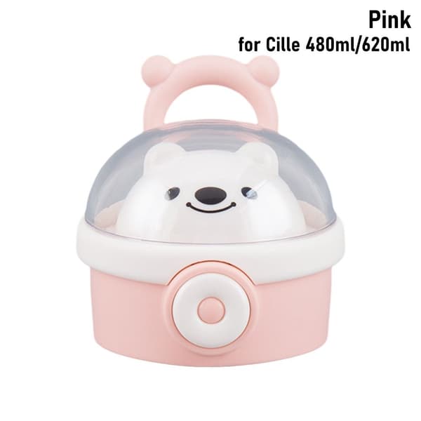 1 Stk Flaskedæksel Bear Cup Cap PINK PINK pink