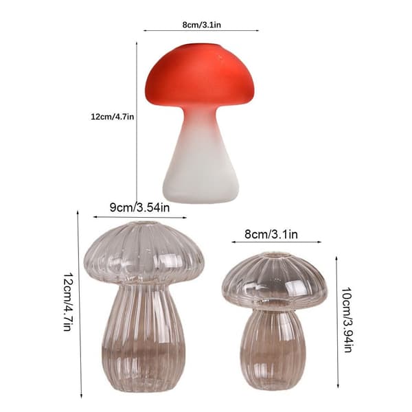 Svamp Glas Vase Aromaterapi Flaske 12 12 12