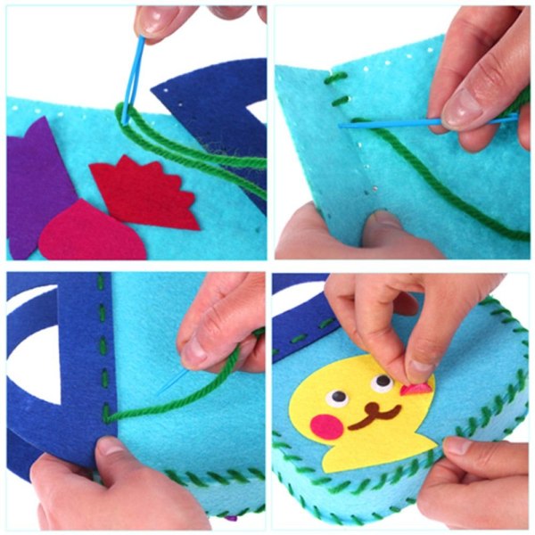 DIY Håndveske Barn Craft Toy GUTTER OG JENTER GUTTER OG JENTER Boys and Girls