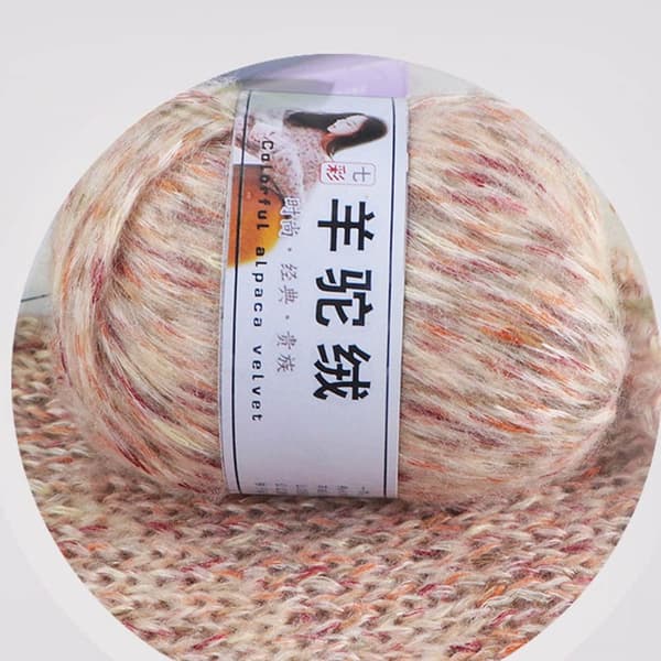 Alpacka Mohair Garn Bomullsgarn 3 3 3