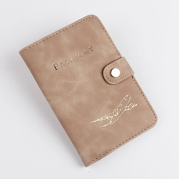 Cover Kreditkort Passhållare BRUN Brown