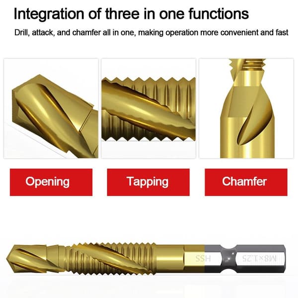 Tap Drill Bit Shank Tap Drill Bits M3 M3