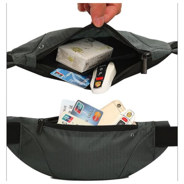 Taljetaske Fanny Pack GRÅ gray