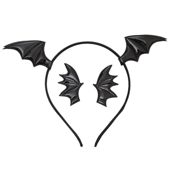 Bat-hovedbånd til hårspændebøjler SORT 2 SORT 2 black 2