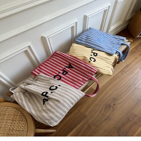 Letter Canvas Tote Dame Håndtasker SORT Black