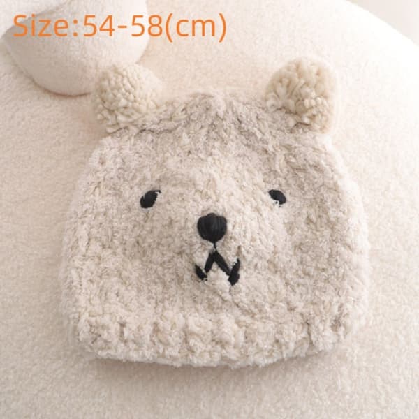 Björnhatt Ullhatt BEIGE Beige