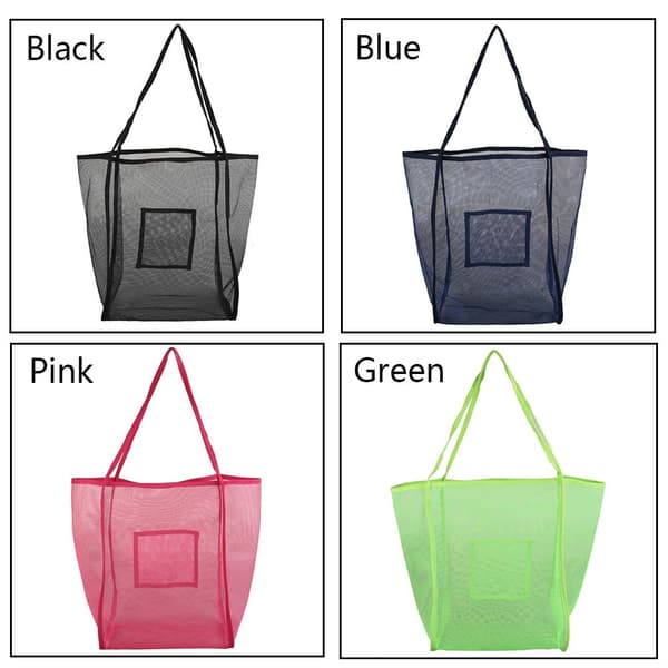 Mesh Beach Bag Strandväska BLÅ blue