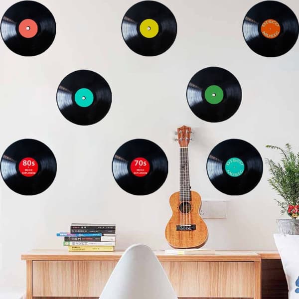 Record Wall Stickers Home Decor Vinyl Record Decals