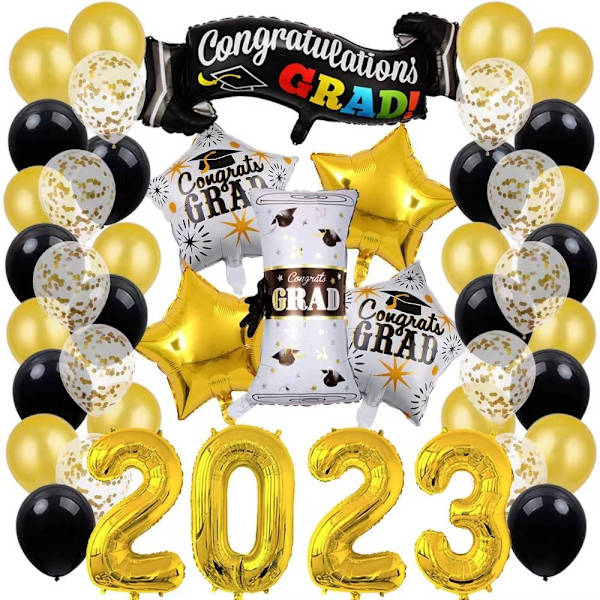 Valmistumisilmapallot Latex Balloon Confetti Ilmapallot