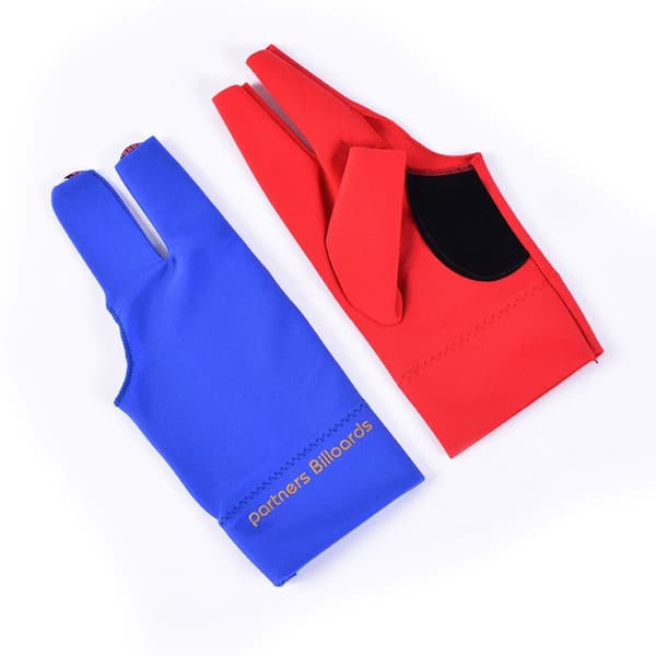 2 STK 3 Fingers Handsker Cue Billard Pool SORT black