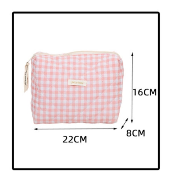 Kosmetiktasker Etuier PINK PLAID PINK PLAID pink plaid