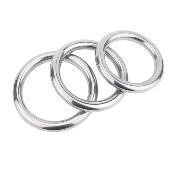 15 stk Svejsede Runde Ringe Glat Solid O Ring 3X45MM 3x45mm