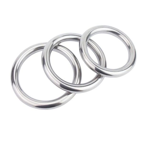 15 stk Svejsede Runde Ringe Glat Solid O Ring 4X20MM 4x20mm