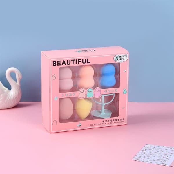 6ST Makeup Svamp Set Blender Svamp SET 01 SET 01 Set 01