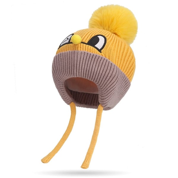 Neulottu baby cap KELTAINEN yellow