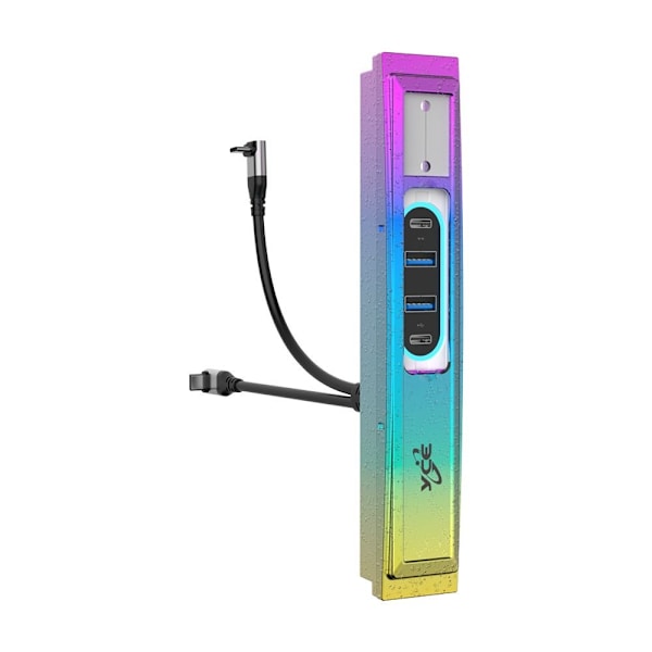 Dokkingstasjon USB Hub MULTICOLOR Multicolor