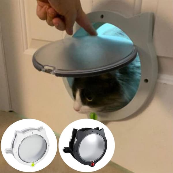 Pet Gate Dør Klappdører SORT black