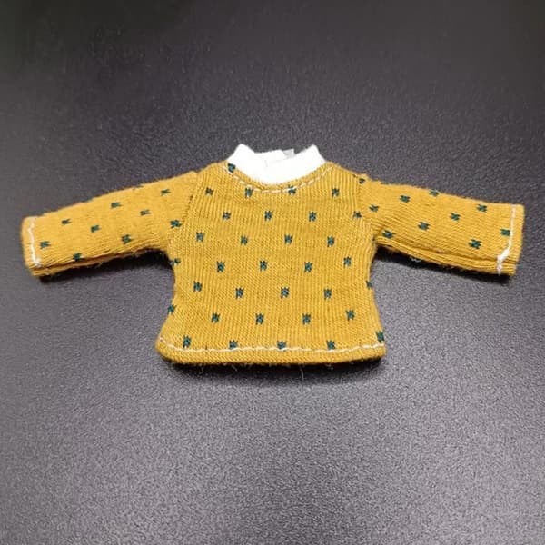 Docka T-shirt Strumpor Bomull Dot Blus BLÅ Blue