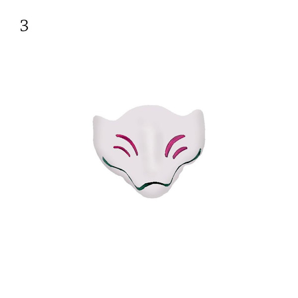 Söt mask docka rävmask 3 3 3