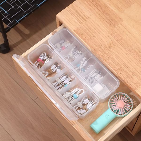 Data Cable Organizer Card Organizer Clutter Collection Box