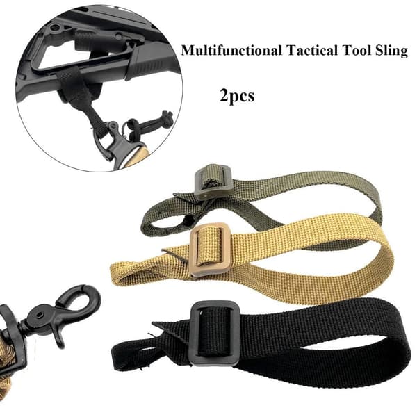2 kpl Tactical Tool Sling Mount Strap ARMY GREEN Army Green
