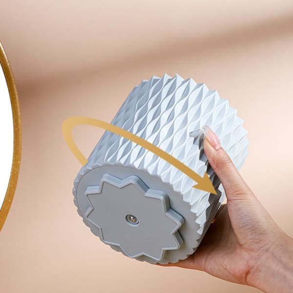 Makeup Brush Cup Oppbevaringsboks Organizer GRÅ grey