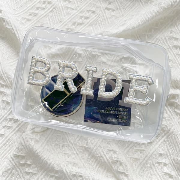 Makeup Taske Brudepige Gave BRIDE BRIDE BRIDE