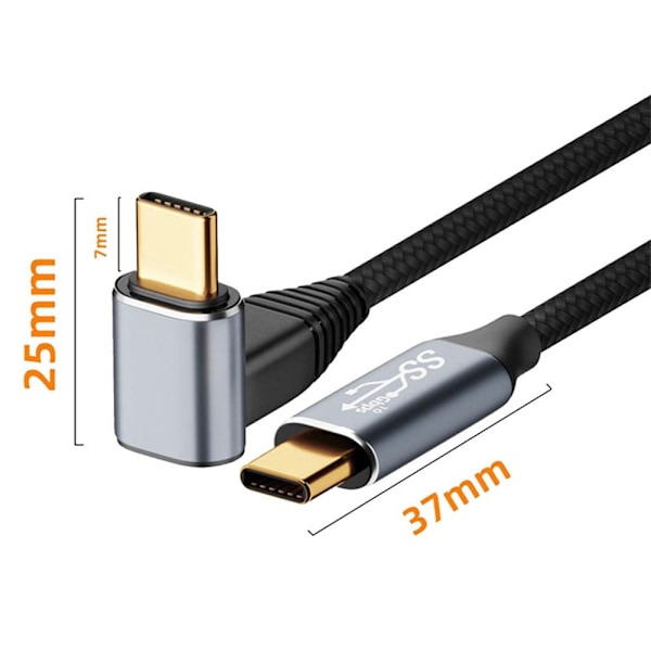 Typ-C-kabel USB3.1 Gen2 0.5MMAN TILL KVINNA MAN TILL KVINNA 0.5mMale to Female