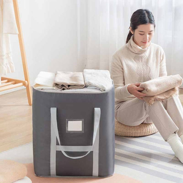 Quilt Opbevaringspose Tøj Opbevaringspose GRÅ S50L 50L Grey S50L-50L