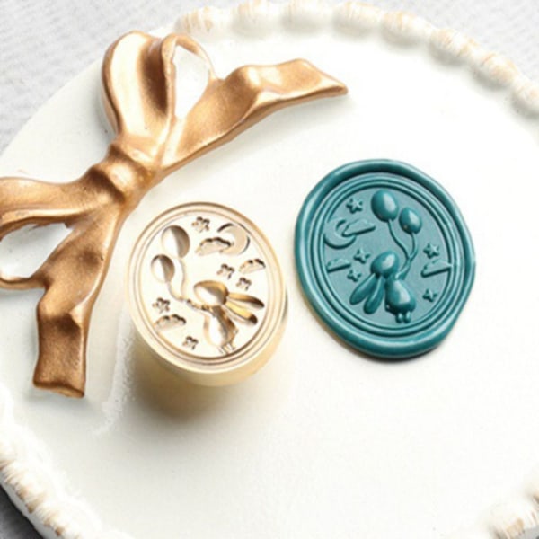 2kpl Wax Seal Seal -leimasinpää RABIT RabbIT Rabbit