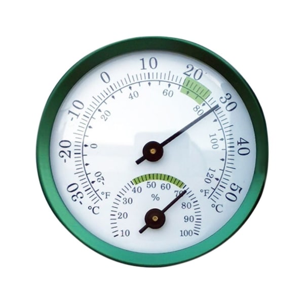 Pointer Type Hygrothermograph Termo-hygrometer GRØNN green