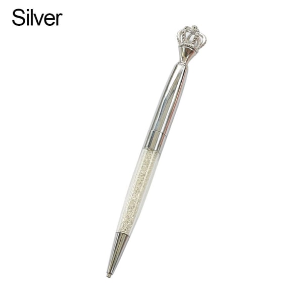 Diamond Maling Pen Point Drill Pen Krone Form SØLV Silver