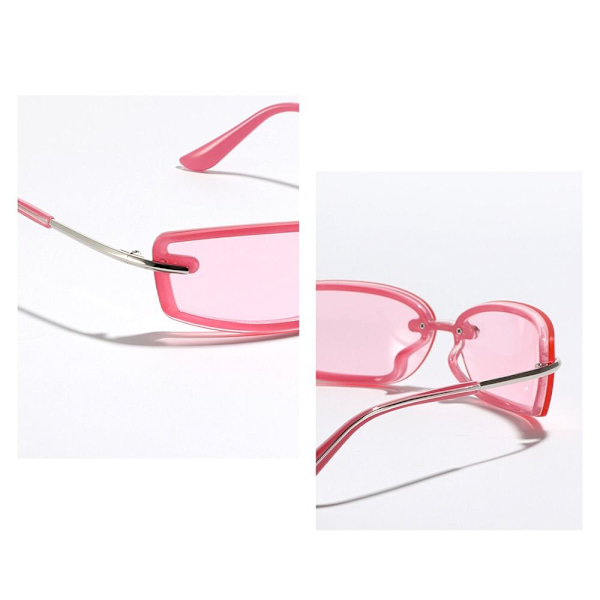 Y2K Solbriller Wrap Around HOT PINK Hot Pink