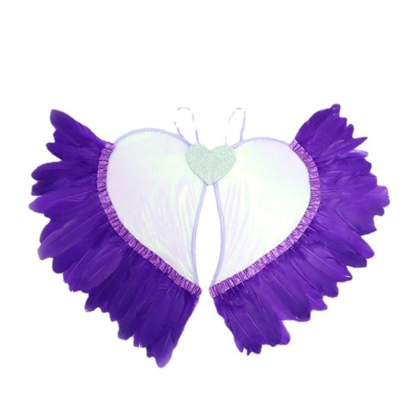 Love Feather Wings Fairy Wings LILLA purple