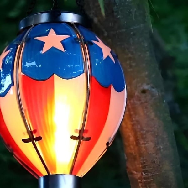Kuumailmapallon lyhdyn aurinkolyhdyn kuumailmapallon koristelu 3cd5 | Fyndiq