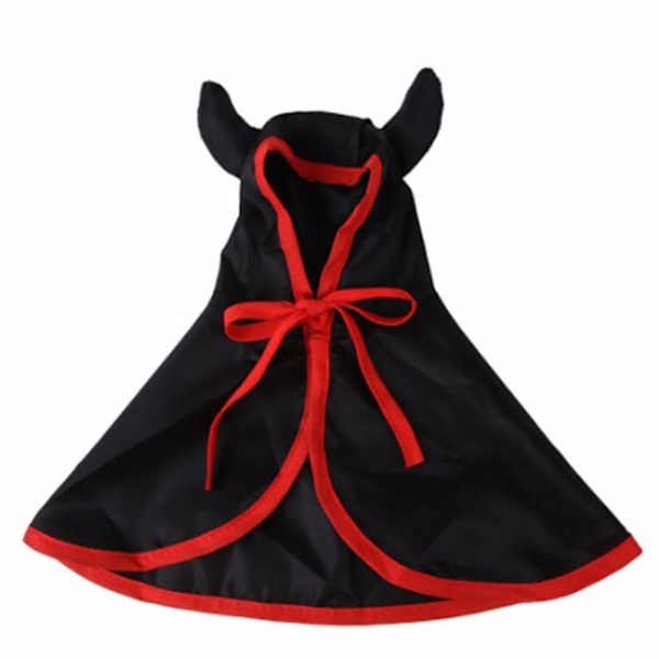 Pet Cloak Cape Dog Costume RÖD S Red S