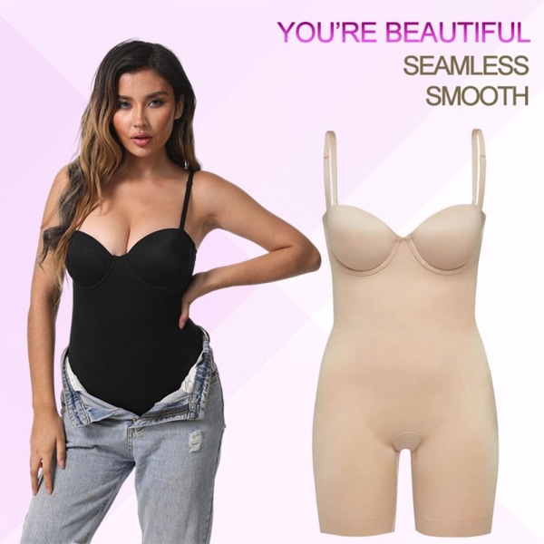 Bodysuit Shapewear Laihdutusalusvaatteet MUSTA M black M