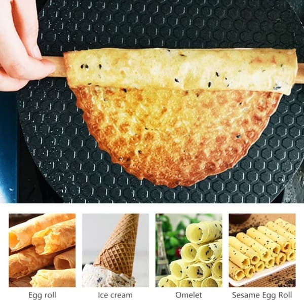 Æggerullebagepande Æggerullevaffelmaskine S S