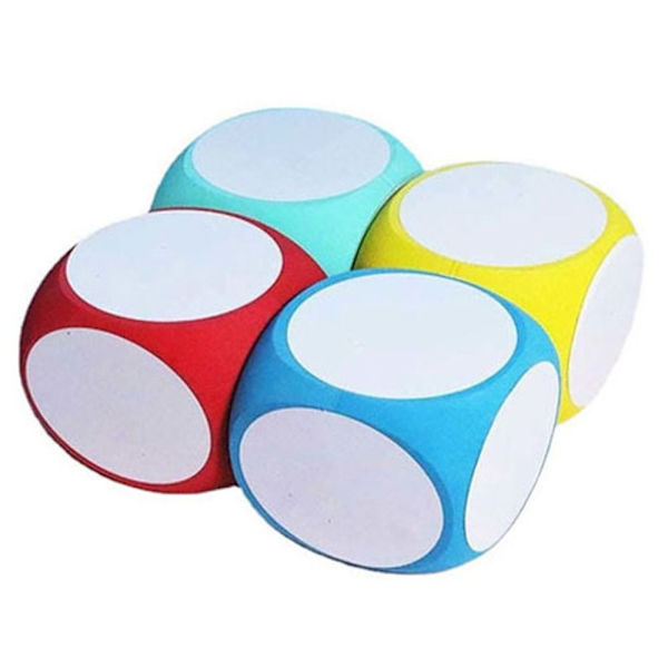 Torka av Tärning Whiteboard Tärningar BLÅ Blue