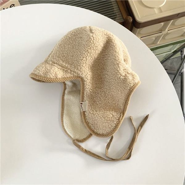 Lasten Bomber Cap Fluffy Fur Hat KHAKI khaki