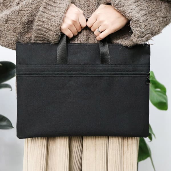 Dokumenttaske Arkivtaske SORT Black