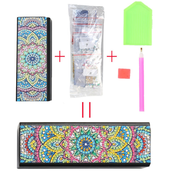 Glasögonlåda DIY Diamond painting 9 9 9