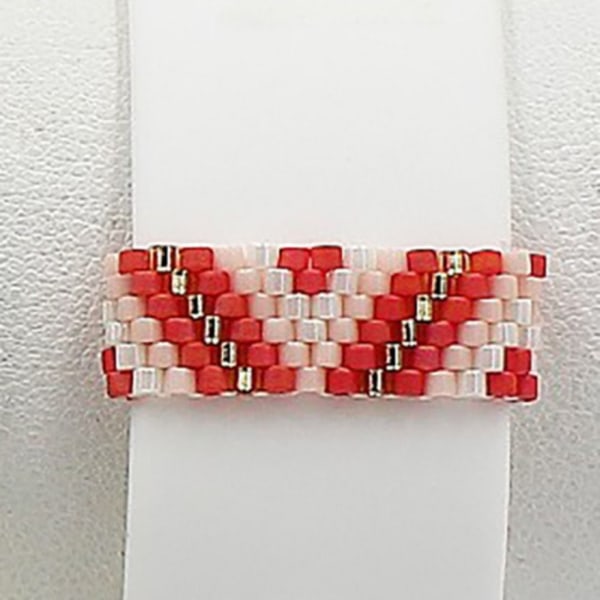 Watch Band Ornament Dekorativ Ring RÖD red