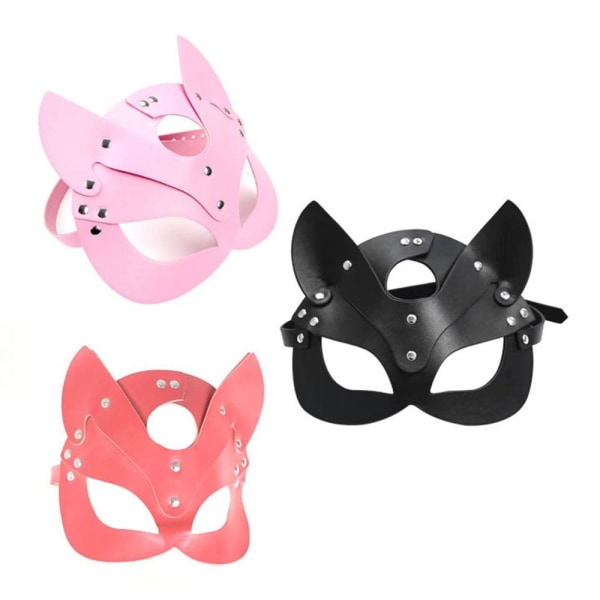 Fox Mask Eye Mask MUSTA black